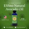 Frasco de aceite de aguacate orgánico ESS60