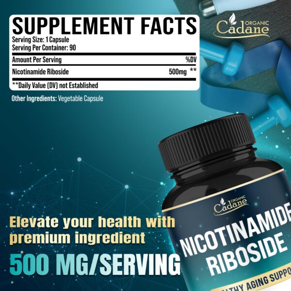 Version 1.0.0 Etiqueta frontal Cadane Nicotinamide Riboside