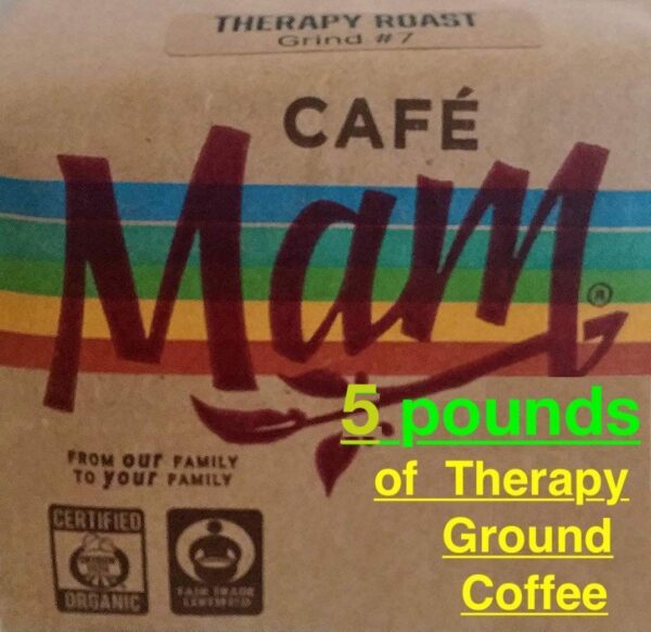 Paquete de café para enema orgánico Cafe Mam 5 libras