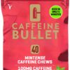 Caffeine Bullet gomitas cafeina menta frente al empaque