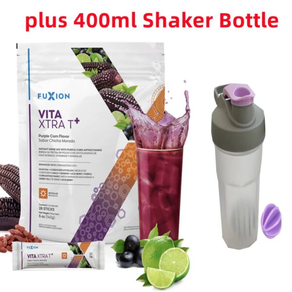 Caja bebida energética VITA Xtra T+ Fuxion 28 sticks