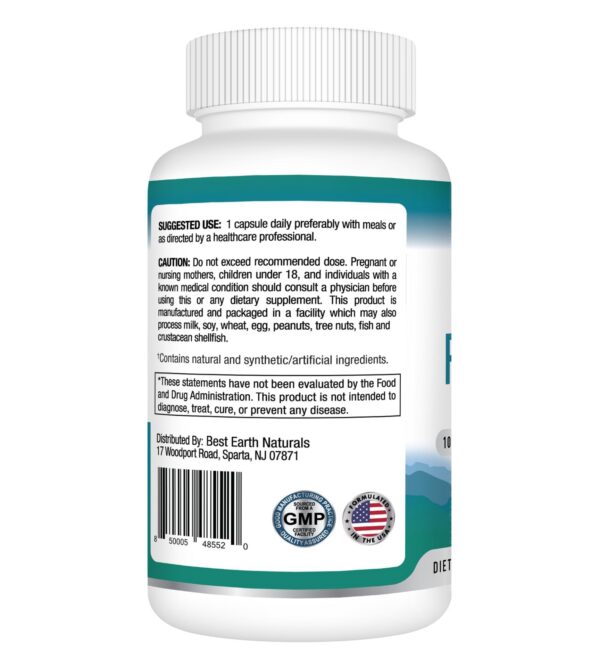 Version 1.0.0 Best Earth Naturals Suplemento de Apoyo para la Próstata en caja