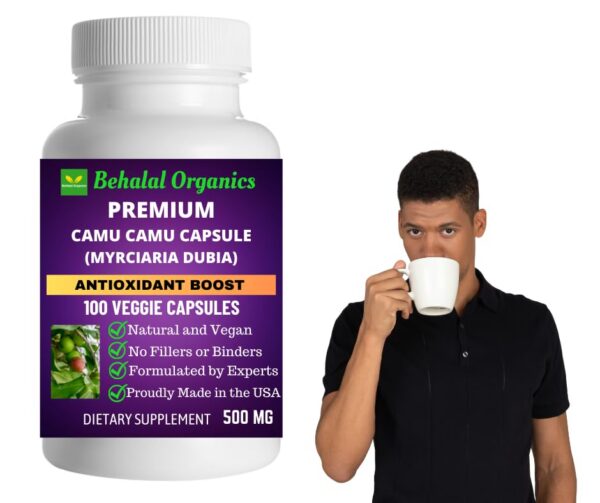 Version 1.0.0 Caja y cápsulas de Camu Camu para vitamina c rápida