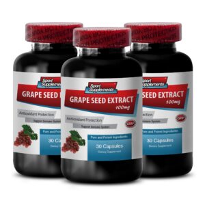 Version 1.0.0 Caja de cápsulas de extracto de semilla de uva con 90 unidades