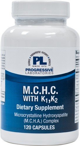 Caja cápsulas M.C.H.C. vitaminas D y K Progressive Labs