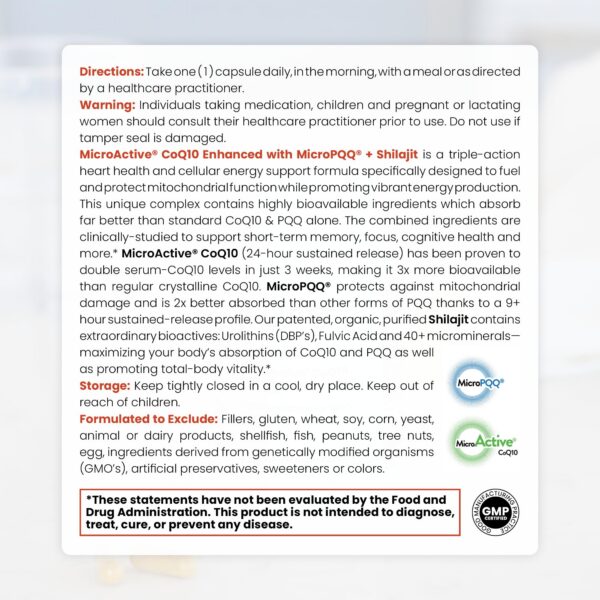 Caja y cápsulas en blister Pure Therapro Rx CoQ10