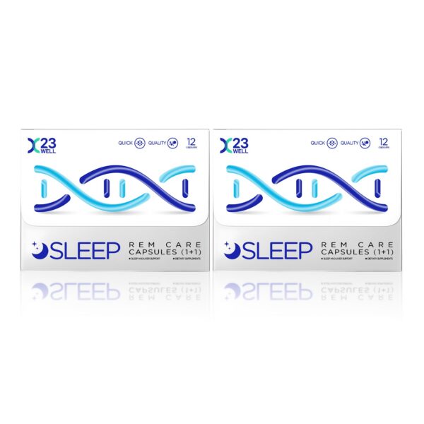 Caja cápsulas Sleep WELL 23WELL suplemento sueño natural