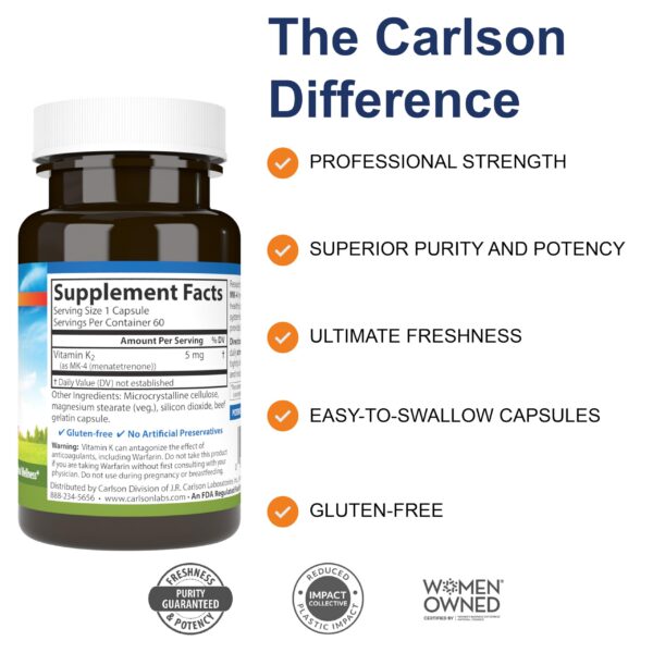 Caja Carlson Vitamina K2 MK-4