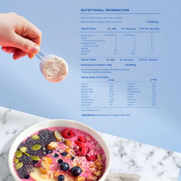 Caja y porciones en envase