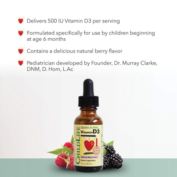 Caja detalle del producto ChildLife gotas vitamina d3