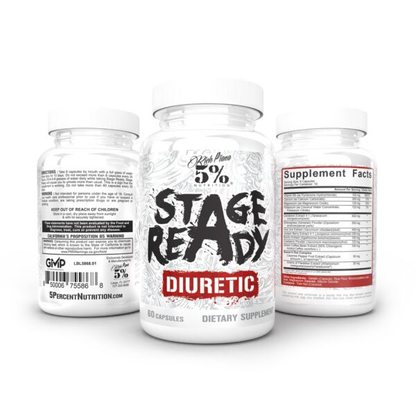 Version 1.0.0 Caja diurético para competición 5% Nutrition Stage Ready