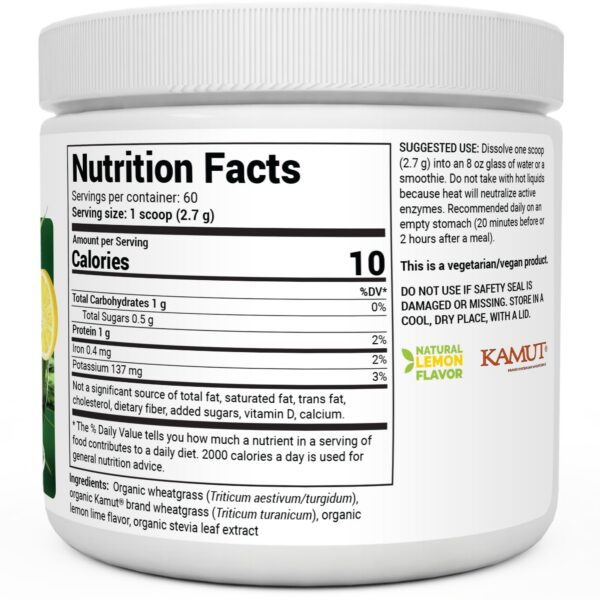 Version 1.0.0 Caja Dr. Berg superalimento polvo verde orgánico certificado USDA