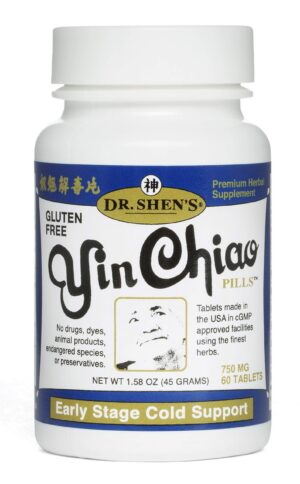 Version 1.0.0 Caja Dr. Shen's Yin Chiao medicina tradicional china 60 tabletas
