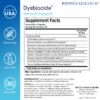Caja de Dysbiocide Biotics Research 120 cápsulas