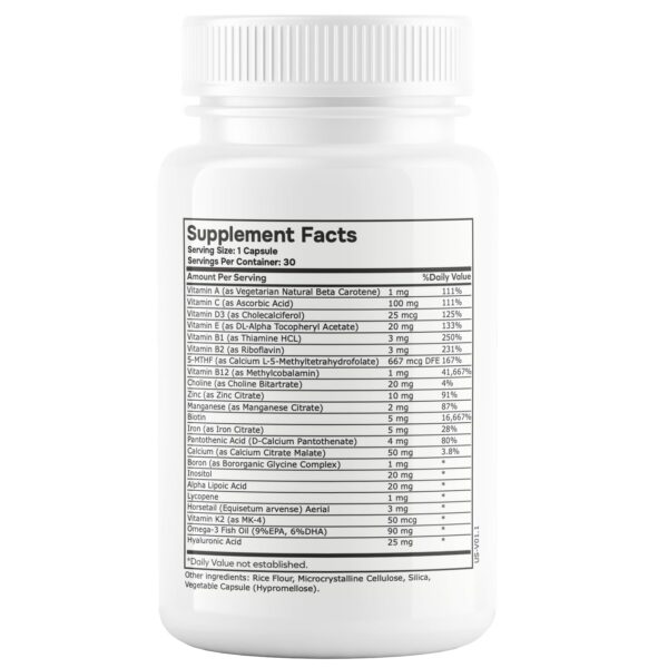 envitamin multivitamínico mujer metilado producto tableta