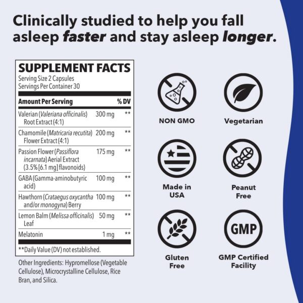 Caja y etiquetado suplemento Rest-ZZZ para sueño natural