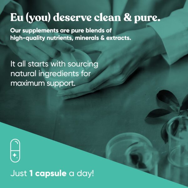 Caja Eu Natural Biotina alta potencia para salud del cabello y uñas