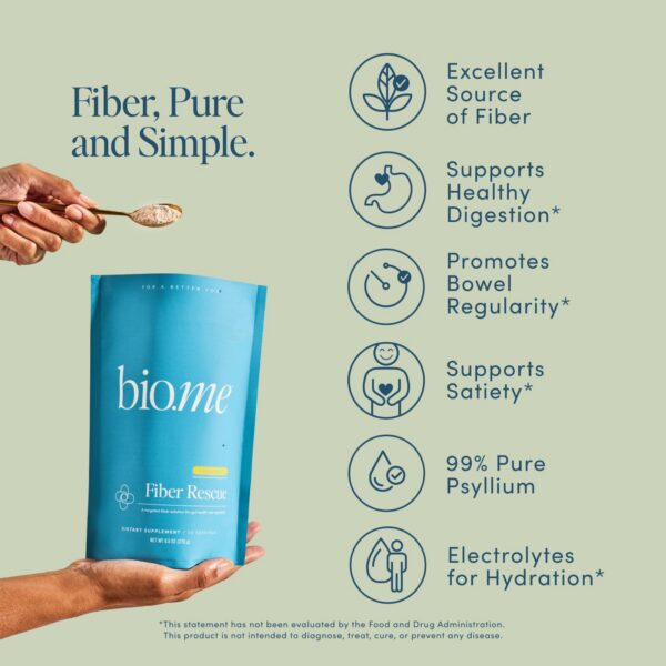 Caja Fiber Rescue suplemento prebiótico sin azúcar