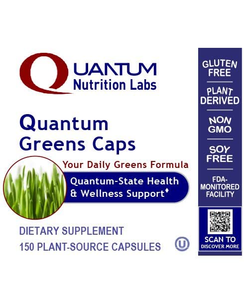 Version 1.0.0 Caja y frasco Quantum Nutrition cápsulas vegetales
