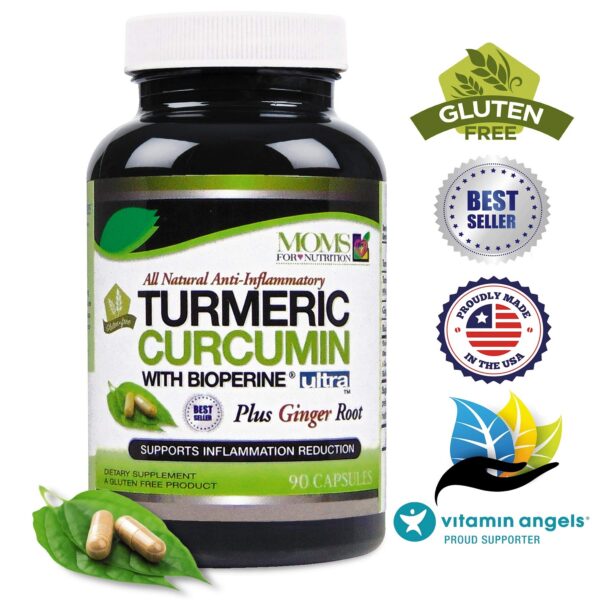 Caja y frascos de cúrcuma curcumina con bio-disponibilidad mejorada