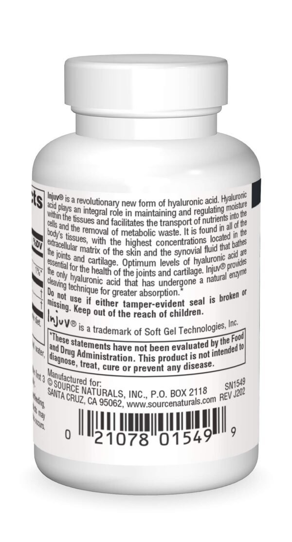 Version 1.0.0 Caja frontal ácido hialurónico 70mg Source Naturals