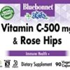 Caja frontal BlueBonnet Vitamina C 500mg más Rosa Mosqueta