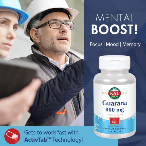 Caja frontal KAL Guaraná 800 suplemento energético