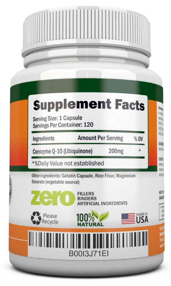 Version 1.0.0 Caja frontal NutriONN CoQ10 200mg doble fuerza suplemento