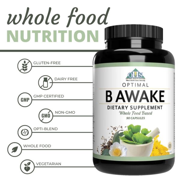 Caja frontal suplemento B Awake Optimal Health Systems