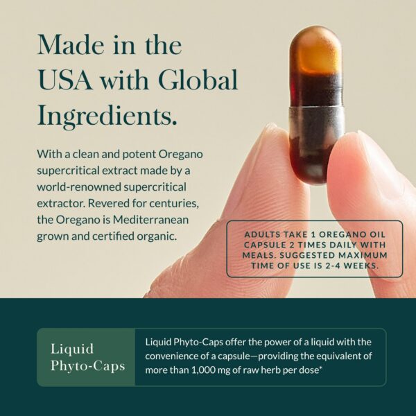 Version 1.0.0 Caja Gaia Herbs aceite de orégano 180 cápsulas líquidas