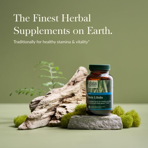 Caja Gaia Herbs Male Libido 120 cápsulas veganas