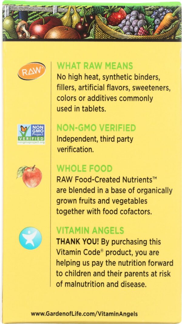 Caja de Garden of Life Raw B Complex con vitaminas B y probióticos