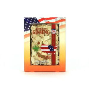 Caja de ginseng americano Hsu's rodajas medianas Wisconsin 4 oz
