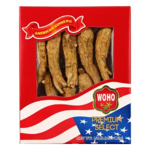 Caja de ginseng americano media corta jumbo 4oz