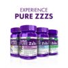 Caja de goma de melatonina 2mg ZzzQuil soporte sueño sin drogas