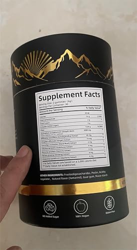 Version 1.0.0 Caja de gomitas de Shilajit con Ashwagandha 60 uds Ruxidora