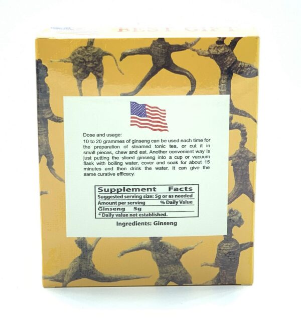 Caja greenliek ginseng americano grado a+ presentación 4 onzas