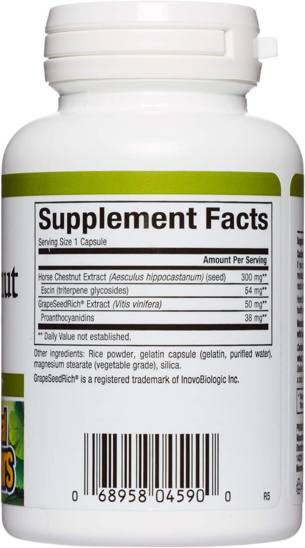 Caja HerbalFactors castaño de indias 60 cápsulas antioxidante