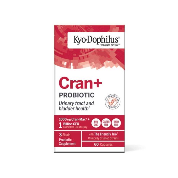 Version 1.0.0 Caja Kyo-Dophilus Cran+ para salud vejiga y digestiva