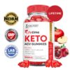 Caja Lifetime Keto ACV Gummies fórmula avanzada sabor granada y betabel