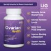 Caja del suplemento LIG Salud Ovárica con 60 tabletas