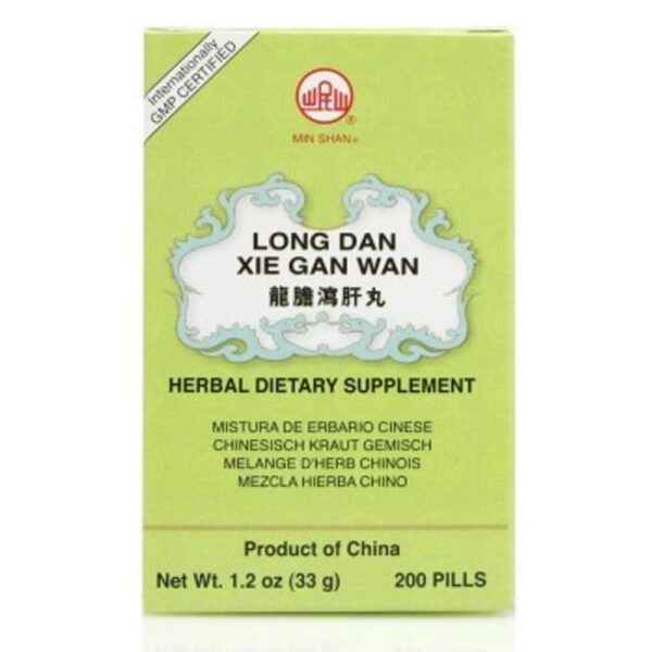 Version 1.0.0 Caja Long Dan Xie Gan Wan pastillas de té para hígado