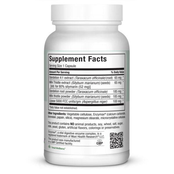 Caja Maxi Health Livamax con cardo mariano y diente de león