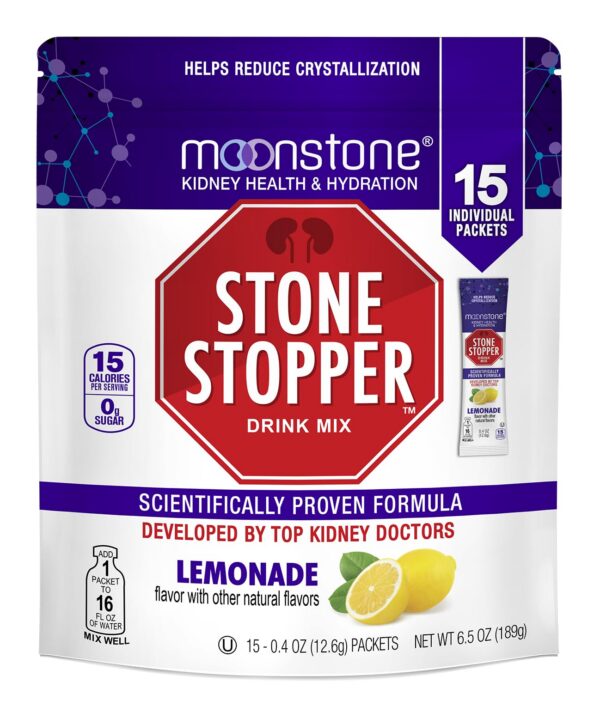 Caja mezcla para bebida Stone Stopper sabor limonada prevención cálculos