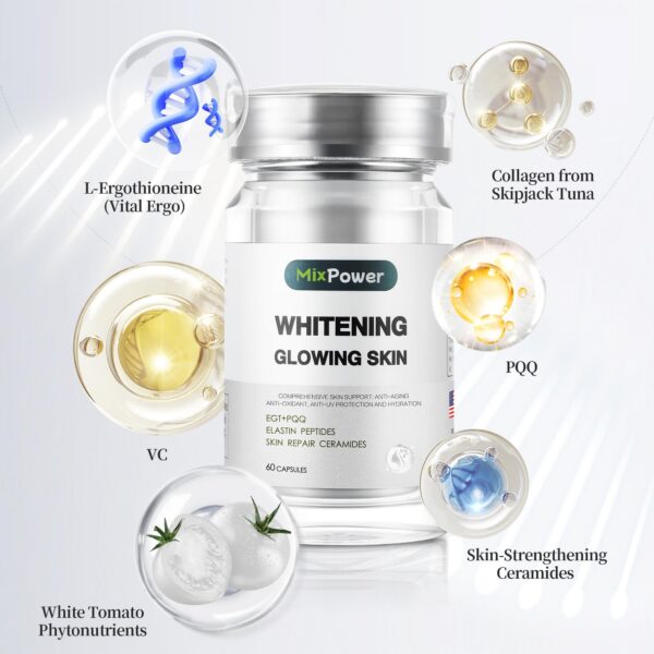 Caja MixPower suplemento antioxidante para tono de piel