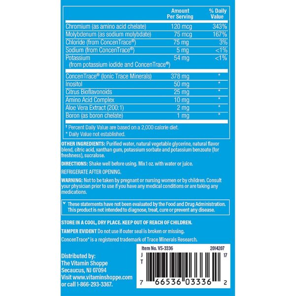 Caja multivitamínico líquido The Vitamin Shoppe sabor tropical