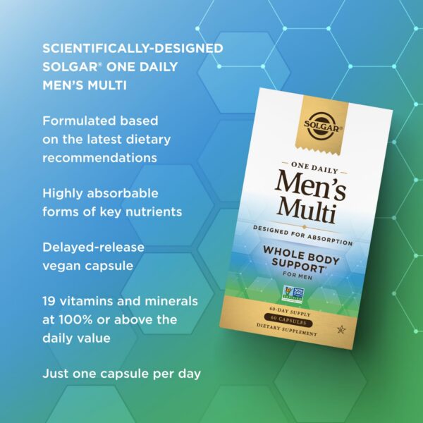 Version 1.0.0 Caja del multivitamínico Solgar One Daily Men