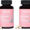 Caja de multivitamínicos prenatales veganos Hyland's para embarazo