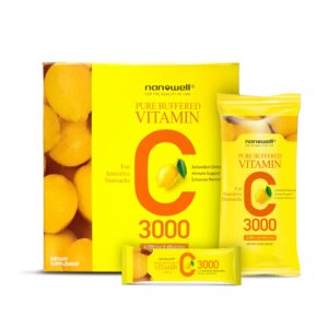 Caja NANOWELL Vitamina C alcalinizada 3000 mg