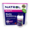 Caja Natrol Biotina 5000 mcg 250 tabletas para salud de belleza
